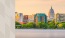a city with trees and buildings
