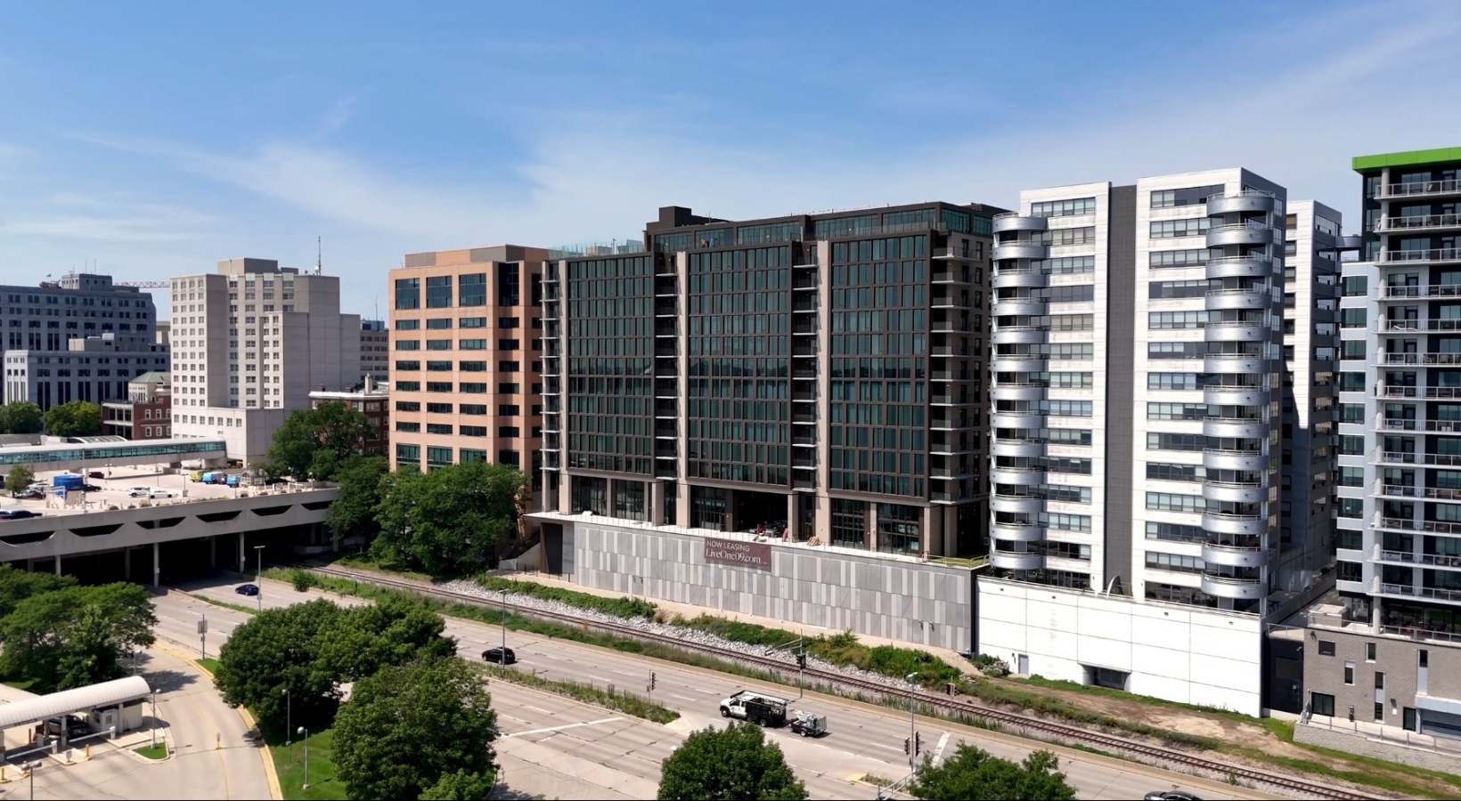Exterior view of the apartments 